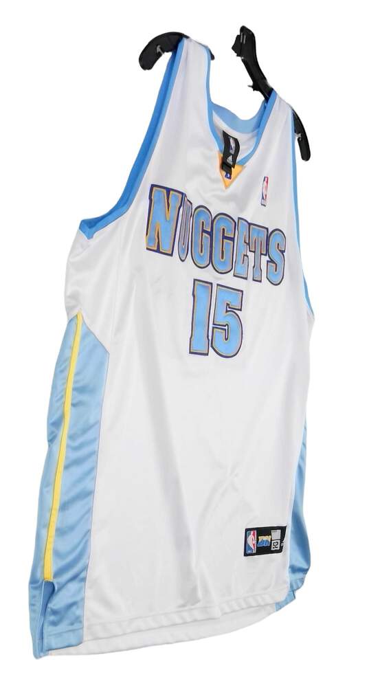 Mens White Sleeveless Carmelo Anthony Denver Nuggets NBA Jersey Size 52 image number 3