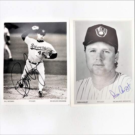 5 Milwaukee Brewers Autographed Photos image number 2