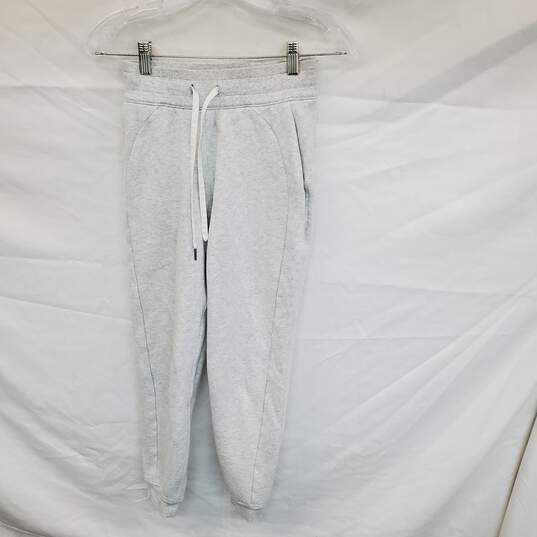 Unisex Lululemon Light Grey Drawstring Sweat Pants Sz Approx. 24x34 in. image number 1
