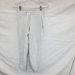 Unisex Lululemon Light Grey Drawstring Sweat Pants Sz Approx. 24x34 in.