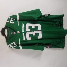 Nike NFL Jets Adams #33 Men Green Short Sleeve Athletic Shirt Jersey 3XL NWT