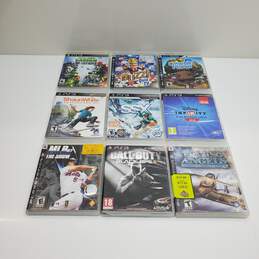 Playstation 3 PS3 - Lot of 9 Games - MLB COD SSX