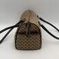 Liz Claiborne Womens Beige Brown Shoulder Handbag With Matching Wallet image number 6