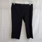 Eileen Fisher Slim Ankle in Graphite Washable Stretch Crepe Pants Sz 30 image number 1