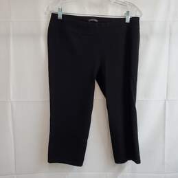 Eileen Fisher Slim Ankle in Graphite Washable Stretch Crepe Pants Sz 30