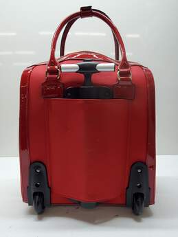Simply Noelle Red Nylon Luggage Bag alternative image