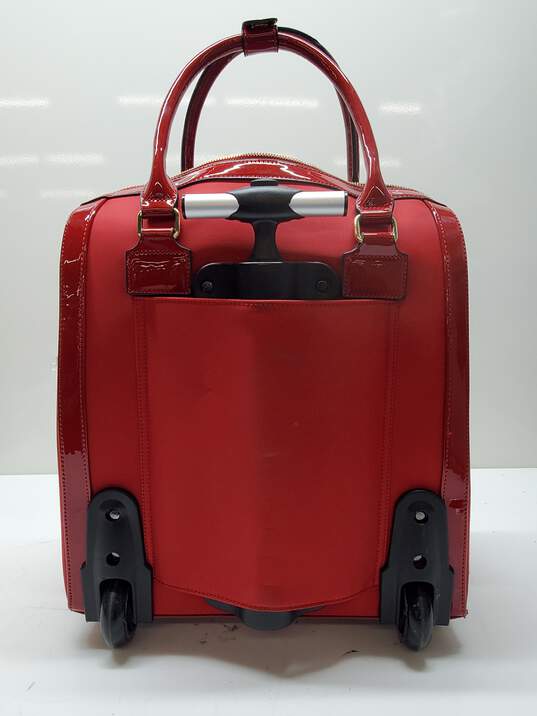 Simply Noelle Red Nylon Luggage Bag image number 2