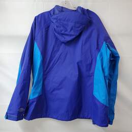 Columbia Sportswear Company Women's Blue/Purple Full-Zip Raincoat Jacket Size 1X alternative image