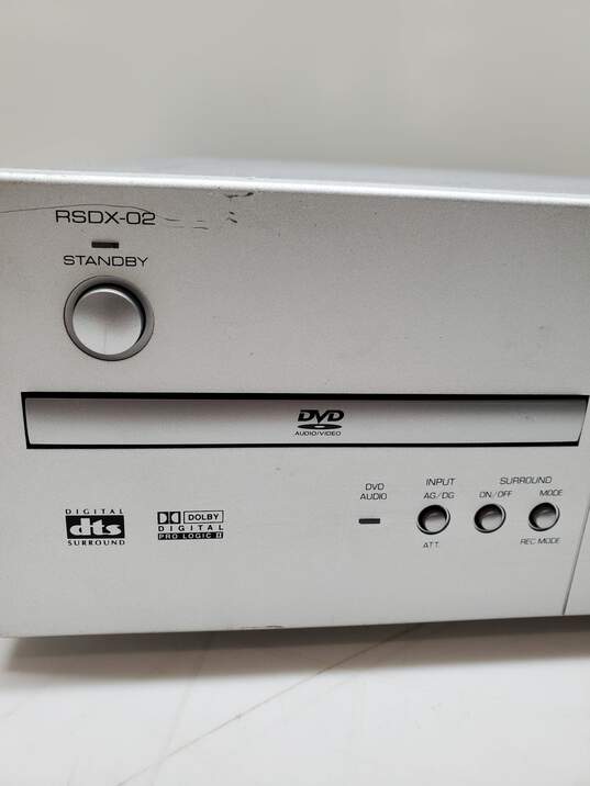ROTEL DVD Receiver RSDX-02 Surround Sound - UNTESTED -No Power Cord Or Remote image number 2