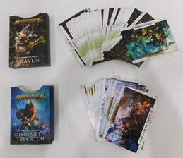 Warhammer 40K Warscroll Cards Skaven & Disciples of Tzeentch