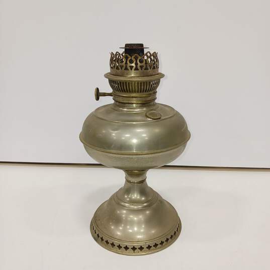 Vintage Rayon Kerosene Lantern Lamp image number 1