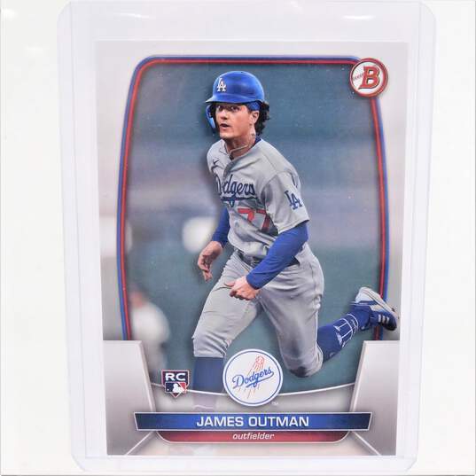 2023 James Outman Bowman Rookie LA Dodgers image number 1