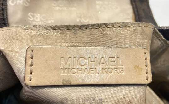 Michael Kors Brown Signature Small Crossbody Bag image number 6
