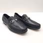 Sandrino Enrico Black Leather Horsebit Loafers Shoes Men's Size 8.5 D image number 3
