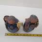 Val Knight Studio Handmade Pottery Women Blue Matched Pair Figurines Sculptures image number 6