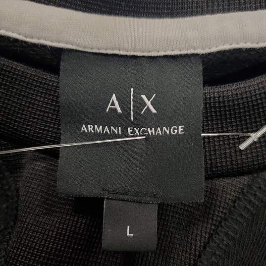 Armani Exchange Men Black Long Sleeve Shirt L image number 1