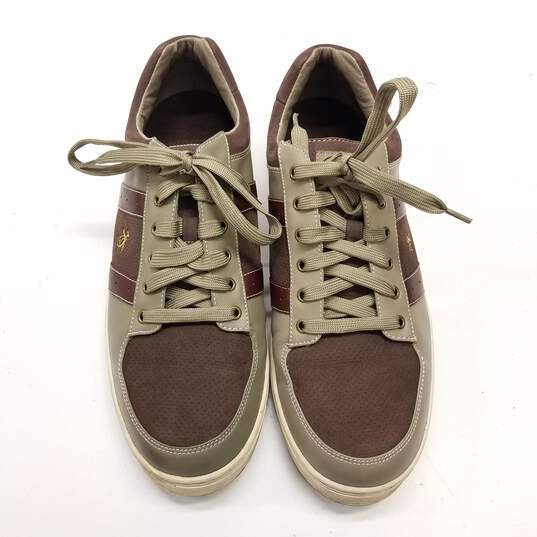 Original Penguin Leather Suede Dennison Casual Sneakers Green 12 image number 5