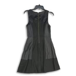 NWT The Limited Womens Black Sleeveless Back Zip Fit & Flare Dress Size XS alternative image