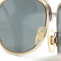 Dolce & Gabbana Gold Silver Aviator Sunglasses image number 7