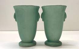 Weller Pottery Vintage Pair of Dog Wood Art Deco Ceramic Art Vase alternative image