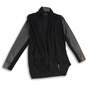 Womens Black Knitted Long Sleeve Open Front Cardigan Sweater Size Medium image number 1