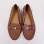 Coach Pebble Leather Olive Loafers A7751 Slip On size 6.5 image number 5