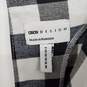 Asos Black & White Gingham Patterned Shift Dress WM Size 6 image number 3