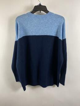 Vince Camuto Women Blue Two Toned Sweater XL alternative image