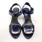 Roger Vivier Patent Leather Sandals Blue 5.5 image number 5