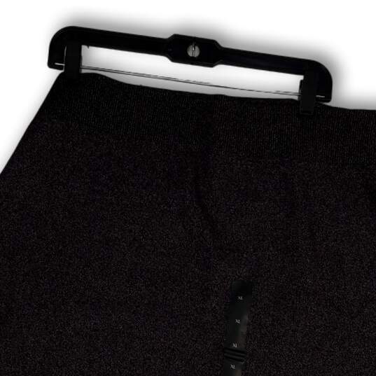 NWT Womens Purple Elastic Waist Flat Front Pull-On Mini Skirt Size XL image number 4
