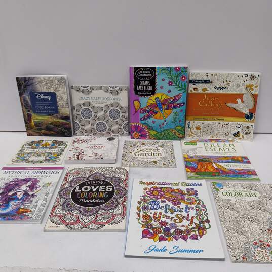 Lot of 12 Coloring Books image number 1