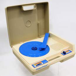 Vintage Fisher Price Record Player Turntable Blue