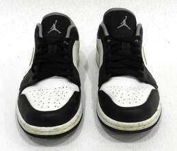 Jordan 1 Low Black White Grey Men's Shoe Size 7.5