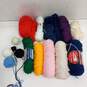 Assorted Knitting & Crochet Needles Various Colored Yarn & Accessories Bundle image number 2