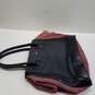Pour La Victoire Croc Embossed Shoulder Bag Black Red image number 3