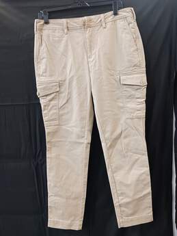 Land's End Women's Regular Fit 2 Cargo Chino Pants Size 10 NWT