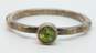 Sterling Silver Aventurine Peridot Diamond Accent CZ Rings 8.8g image number 2