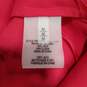 NWT Womens Red Short Sleeve V Neck Blouse Top Size Medium image number 3