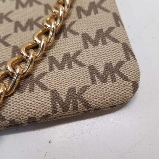 Michael Kors Monogram Belt Bag Beige image number 8