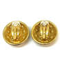 Designer Joan Rivers Gold-Tone White Pearl Round Clip-On Stud Earrings image number 3
