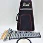 Pearl Brand 30-Key Model Metal Glockenspiel Set w/ Rolling Case, Stand, and Accessories image number 1