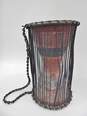 Meinl Brand 8 Inch African Wood Large Talking Drum w/ Carrying Handle image number 2
