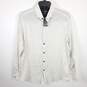 Alfani Men White Printed Button Up Shirt S NWT image number 1