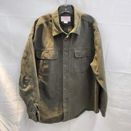 Filson Cotton Flannel Lined Button Up Jacket Size 2XL