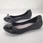 Cole Haan Air Monica Black Patent Leather Bow Accent Ballerina Flats Women's Size 8B image number 3