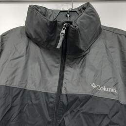 Columbia Gray Windbreaker Jacket Men's Size XXL alternative image