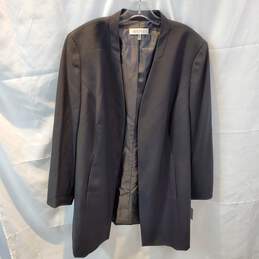 Kasper Black Long Sleeve Jacket Top Women's Size 22W NWT