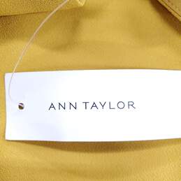 Ann Taylor Women Yellow Sheath Dress Sz 00 NWT alternative image