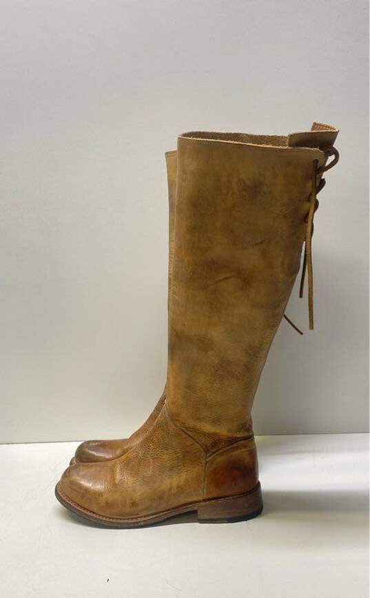 Bed Stu Manchester Tan Leather Knee High Boots Shoes Size 7 M image number 2