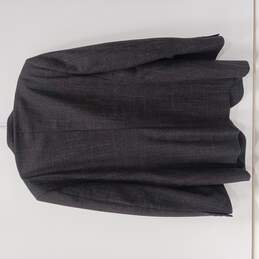 Men's Gray Plaid 100% Wool Blazer alternative image